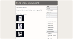 Desktop Screenshot of marasentertainment.com