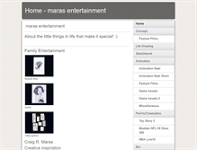 Tablet Screenshot of marasentertainment.com